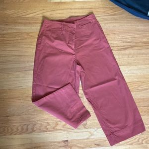 Talbots Wide Leg Crop Chino-rust orange 4P